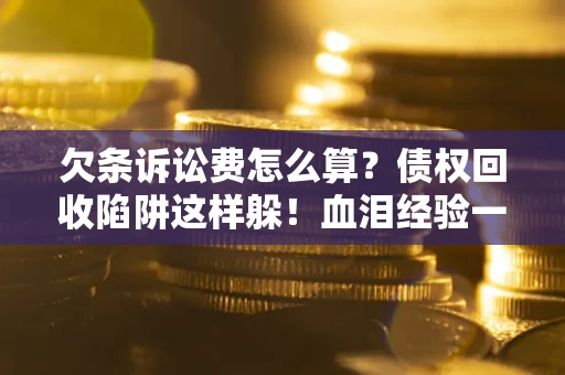 北京欠条诉讼费怎么算？债权回收陷阱这样躲！血泪经验一次讲透