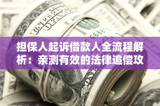 北京担保人起诉借款人全流程解析：亲测有效的法律追偿攻略