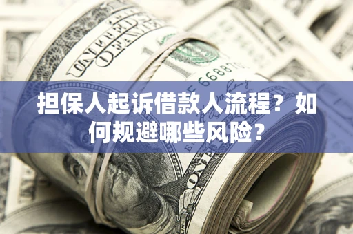 北京担保人起诉借款人流程？如何规避哪些风险？