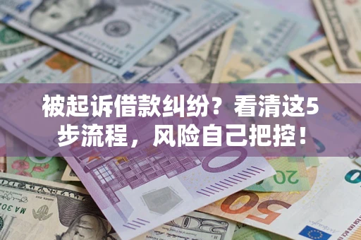 北京被起诉借款纠纷？看清这5步流程，风险自己把控！