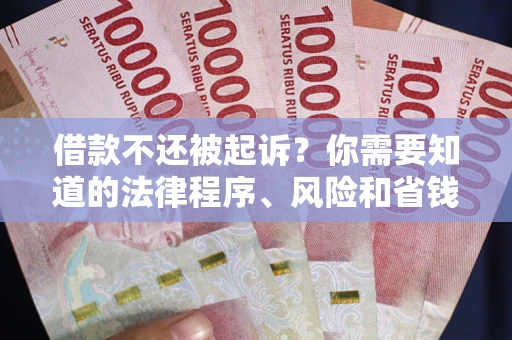 北京借款不还被起诉？你需要知道的法律程序、风险和省钱技巧