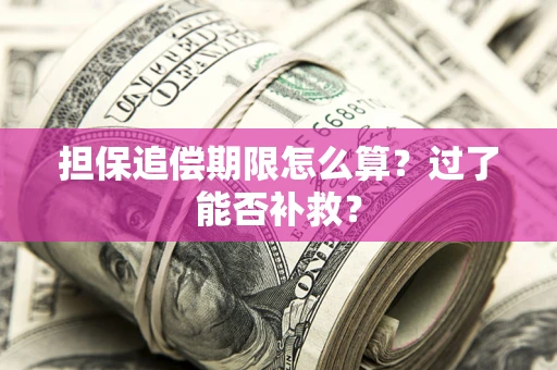 北京担保追偿期限怎么算？过了能否补救？