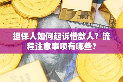 北京担保人如何起诉借款人？流程注意事项有哪些？